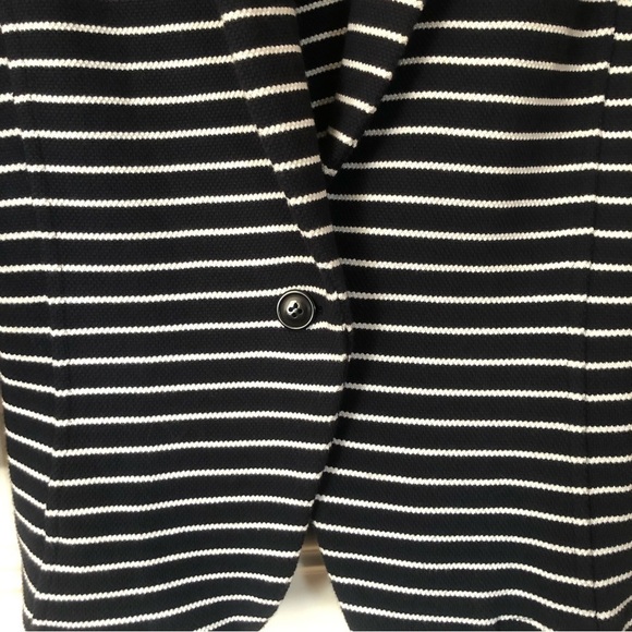 Nautical Striped Marinier Inspired Coastal Blazer Small - Picture 4 of 6